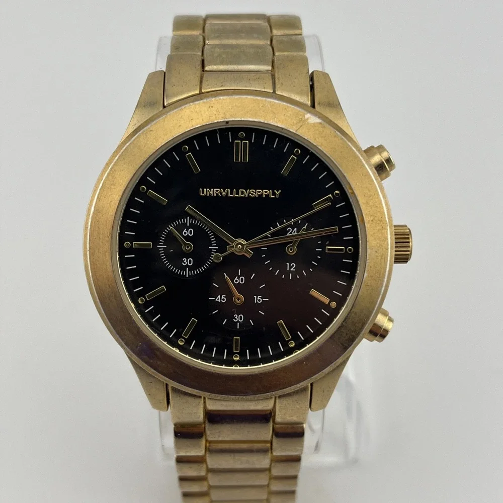 Unrvlld/Spply Men's Watch by ASOS Gold 7.25